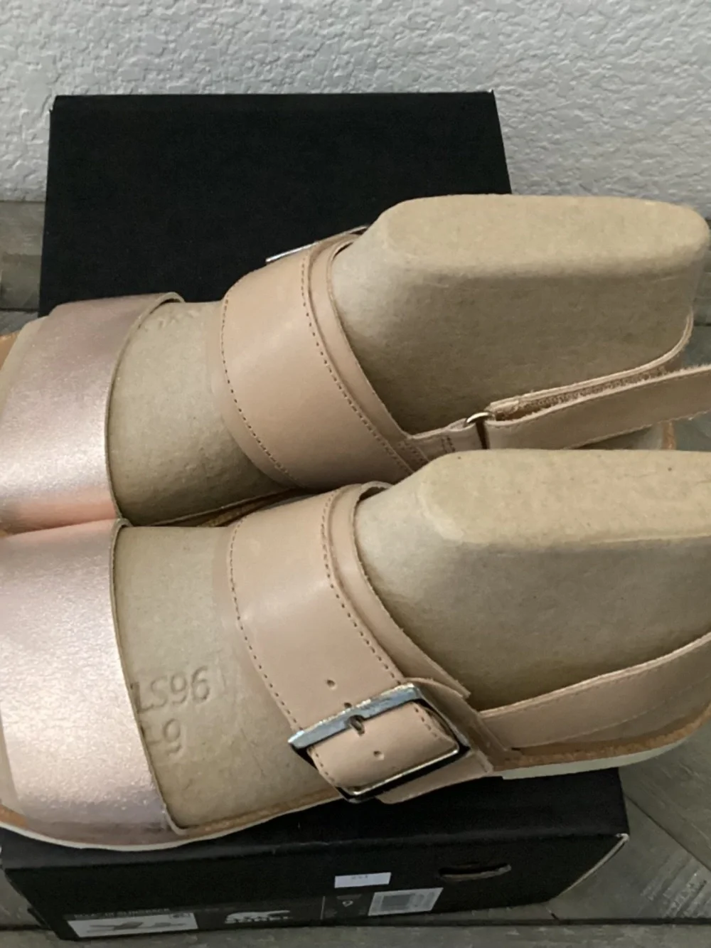 SOREL Ella III Slingback Sandals, size 9